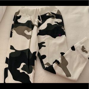 Camo champion joggers